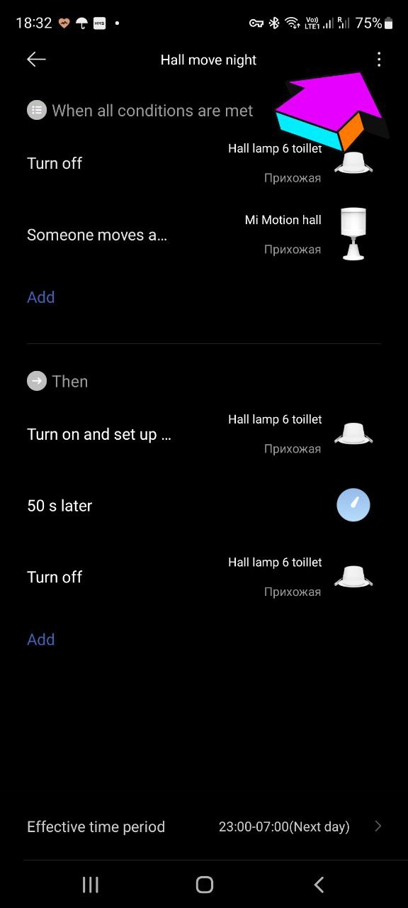 Scenario mode
